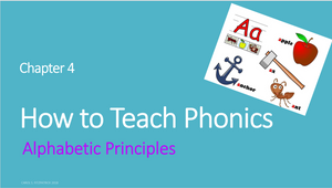 Video 04 - How to Teach Beginning Phonics (Patterns of the Alphabet)