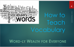 Video 06 - How to Teach Vocabulary
